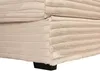 Vente-unique - ESARTO Chaise longue SamtStoff Puderrosa - B 168 cm x H 95 cm x L 163 cm Bild 5