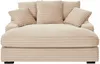 Vente-unique - ESARTO Chaise longue SamtStoff Puderrosa - B 168 cm x H 95 cm x L 163 cm Bild 2