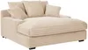 Vente-unique - ESARTO Chaise longue SamtStoff Puderrosa - B 168 cm x H 95 cm x L 163 cm Bild 3
