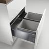 Abfallsorter Cox Base 360 K/600-2 hellgrau ohne Biodeckel / 60 cm Schrankbreite / Abfalleimer / Abfallsammler / Mülleimer Bild 3