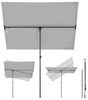Sekey Sonnenschirm 180 x 130 cm Rechteckiger Sonnenschirm Balkon, Individuell Verstellbar, LxB: 180,00x130,00 cm, Drehbare Balkonblende, Sonnenschutz für Balkon und Terrasse, UV50+ Bild 4