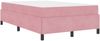 vidaXL Bettrahmen mit Matratze Rosa 120 x 200 cm Stoff 3399059 Bild 4