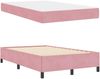 vidaXL Bettrahmen mit Matratze Rosa 120 x 200 cm Stoff 3399059 Bild 5