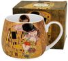 DUO ART GALLERY Fassbecher 430 ml THE KISS New Bone China Porzellan Bild 1