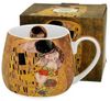 DUO ART GALLERY Fassbecher 430 ml THE KISS New Bone China Porzellan Bild 3