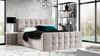 Boxspringbett Schlafzimmerbett OVIEDO LUX 180x220cm Stoff Faro Beige Bild 1