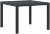 vidaXL Gartentisch Anthrazit 100 x 100 x 73 cm Poly-Rattan 871680 Bild 3