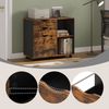 Woltu Rollcontainer, Aktenschrank mit 3 Schubladen, 5 Rollen, Büroschrank Bild 4