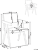 Esszimmerstuhl WESTBROOK Holz Schwarz Bild 2