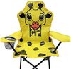 Mojawo Klappstuhl Kinder Anglersessel Gelb mit Getränkehalter und Tasche Motiv Giraffe Bild 4