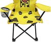 Mojawo Klappstuhl Kinder Anglersessel Gelb mit Getränkehalter und Tasche Motiv Giraffe Bild 3