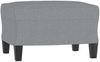 vidaXL 3-Sitzer-Sofa mit Hocker Hellgrau 180 cm Stoff 3201151 Bild 5