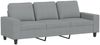 vidaXL 3-Sitzer-Sofa mit Hocker Hellgrau 180 cm Stoff 3201151 Bild 3