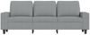 vidaXL 3-Sitzer-Sofa mit Hocker Hellgrau 180 cm Stoff 3201151 Bild 4