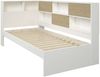 OTTO home Stauraumbett Amance, Kopfteil beidseitig montierbar, stabil und langlebig, Stauraum (Außenmaße B/T/H: 110,2/220,1/106,9 cm), FSC® zertifiziert, inklusive Lattenrost, Made in EU,Massivholz + MDF Bild 2