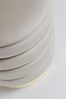 Pouf Darina 2er-Set in Samt-Optik, Beige, Bild 3