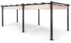 Blumfeldt Pavillon 3x6m, Rostfreier Metall-Pavillon mit Einziehbarem Dach, Pavillon Wasserdicht, Stabil & Winterfest, Langlebige Pergola Freistehend, Gartenpavillon mit UV-Schutz & Aluminium-Rahmen Bild 2