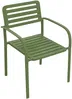 Vente-unique - NILY Garden dining set Metall Grün - B 60 cm55 cm x H 74 cm79,5 cm x L 60 cm55 cm Bild 3