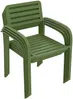 Vente-unique - NILY Garden dining set Metall Grün - B 60 cm55 cm x H 74 cm79,5 cm x L 60 cm55 cm Bild 4