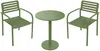 Vente-unique - NILY Garden dining set Metall Grün - B 60 cm55 cm x H 74 cm79,5 cm x L 60 cm55 cm Bild 2