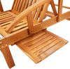 vidaXL Sonnenliegen 2 Stk. mit Tisch und Auflagen Massivholz Akazie 3077359 Bild 5