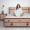 Bambi Boxspringbett Funktionsbett mit Matratze Biosalt Salt Therapy Set 140x200 mit 2 Nachttischen Bild 3
