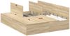 vidaXL Aufbewahrungsbettgestell mit Speicher Sonoma-Eiche 150 x 200 cm 3335383 Bild 2