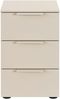 LeGer Home by Lena Gercke Nachtkommode Nachttisch Nachtschrank Nachtkonsole SERINA eleganter Eyecatcher (inkl. SOFT-CLOSE-FUNKTION), mit 3 Schubkästen sowie hochwertigen Metallgriffen MADE IN GERMANY Bild 3