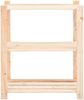 vidaXL Lagerregale 3 Böden 5 Stk. 80x38x90cm Massivholz Kiefer 150kg 3051119 Bild 4
