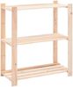 vidaXL Lagerregale 3 Böden 5 Stk. 80x38x90cm Massivholz Kiefer 150kg 3051119 Bild 3