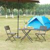 Klapptisch Lillestrøm 78x78x74 cm [en. casa] Bild 2