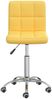 vidaXL Esszimmerstuhl Drehbar Senfgelb Stoff, Drehbar [3087538] Bild 2