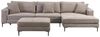 HOME DELUXE Sofa BELLANO L - 340 x 188 cm Rechts Cord Beige Bild 3