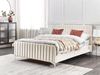 Bett mit Lattenrost LUNAN 140 x 200 cm Samtstoff Helles Beige Bild 3