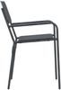 vidaXL Gartenstühle 2 pcs Anthrazit 51 x 55 x 81 cm Stahl 42025097 Bild 5