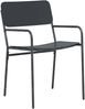 vidaXL Gartenstühle 2 pcs Anthrazit 51 x 55 x 81 cm Stahl 42025097 Bild 3