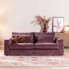 Bronx71 3-Sitzer Sofa Kyle Chenille paars Bild 2