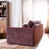 Bronx71 3-Sitzer Sofa Kyle Chenille paars Bild 5