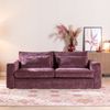 Bronx71 3-Sitzer Sofa Kyle Chenille paars Bild 3