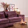 Bronx71 3-Sitzer Sofa Kyle Chenille paars Bild 4