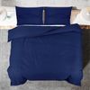 vidaXL Bettwäsche-Set Marineblau 135x200 cm Baumwolle 136150 Bild 5
