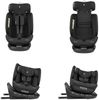 Kikkaboo i-Size Kindersitz i-Hike (40-150 cm) Isofix, 360° drehbar, verstellbar schwarz Bild 3