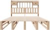 vidaXL Massivholzbett mit Regal ohne Matratze 140x200 cm Kiefernholz 3323959 Bild 4
