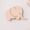 COZYCOLLECTIONS LED Wandleuchte Handbemaltes LED-Wandnachtlicht „Mittelgroßer Elefant in Holzoptik, LED, Warmweiß, Handbemalt, inkl. mittelgroßem Elefant (ohne groß/baby) Bild 2