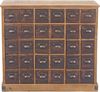 Apothekerkommode HWC-F33, Schubladenschrank, Tanne Holz massiv Vintage 90x100x35cm Bild 3
