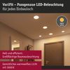 Paulmann No. 93031 LED Einbaupanel Areo VariFit IP44 rund 118mm Weiß 3000K Bild 2