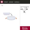 Paulmann No. 93031 LED Einbaupanel Areo VariFit IP44 rund 118mm Weiß 3000K Bild 5