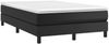 vidaXL Boxspringbett mit Matratze Schwarz 120x190 cm Kunstleder 3269671 Bild 2