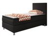 Boxspringbett Berlin 90x200 cm Webstoff Schwarz Bild 4