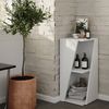 Midischrank Benno Weiß 31.6 x 70.5 cm mit offenen Ablagen Vicco Bild 5